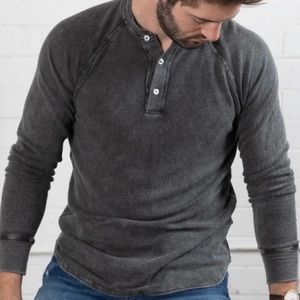 R&R Surplus Modal Thermal Long Sleeve Henley